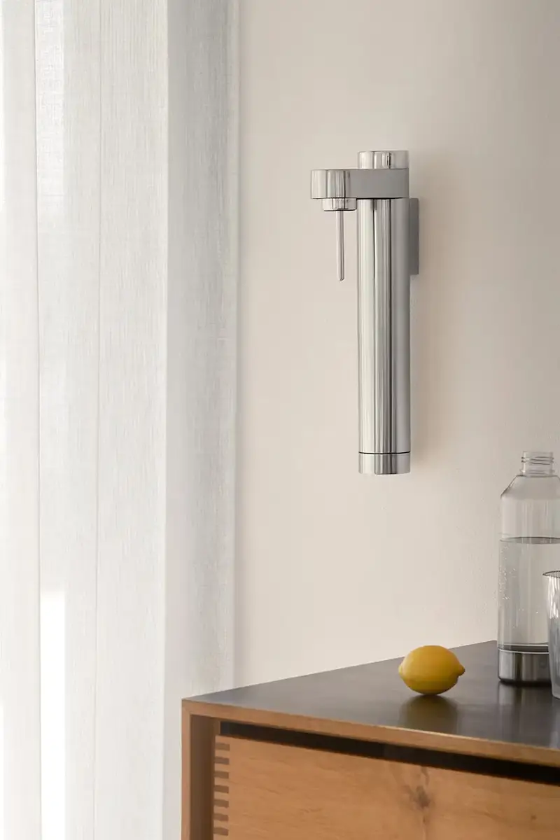 saturazione dell'acqua con attacco a muro Brus colore grigio miniatura 2