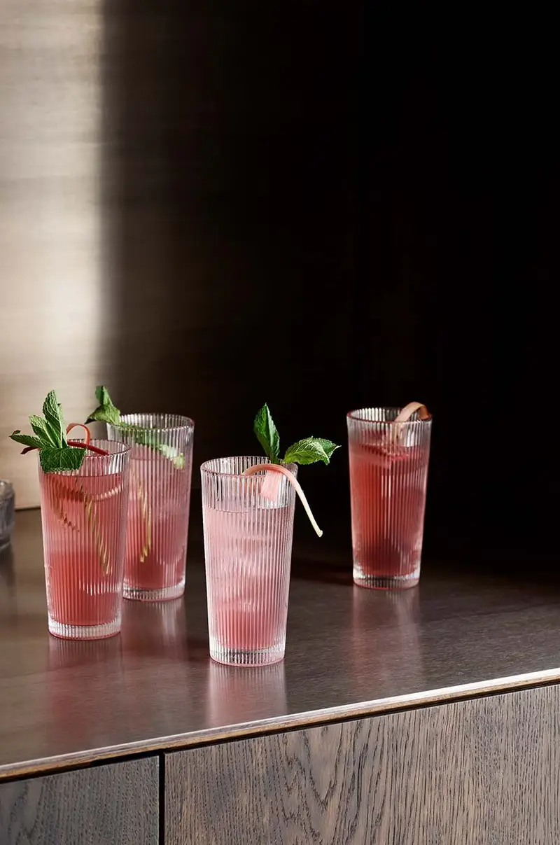 set bicchieri da drink Pilastro 300 ml pacco da 4 Transparente miniatura 2