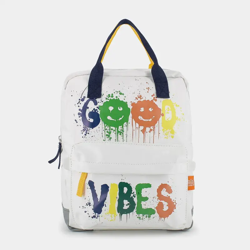 Borsa Step By Step da Bambino, bianco