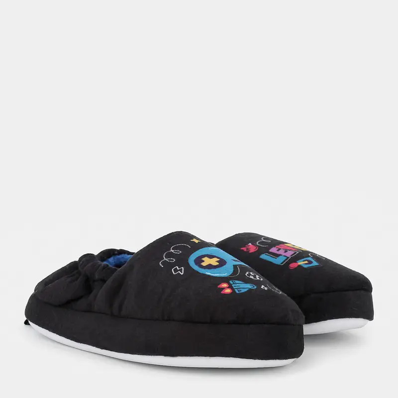 Ciabatte Step By Step da Bambino, nero miniatura 2