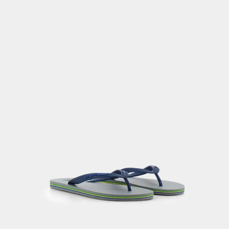 Infradito Step By Step da Uomo, grigio miniatura 2