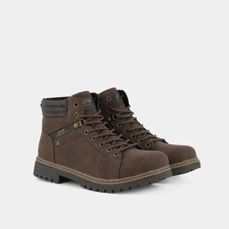 STEP BY STEP Scarponcini Uomo Marrone 2503243 miniatura 2
