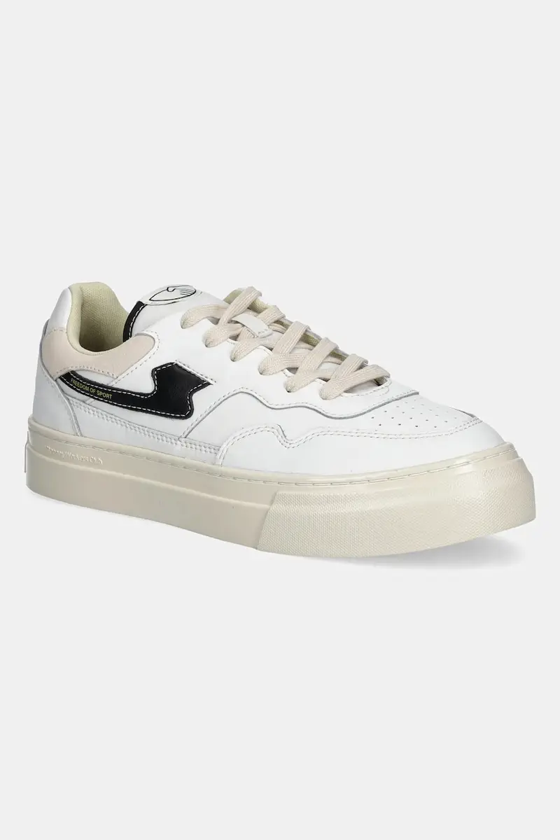 S.W.C sneakers in pelle Pearl-Strike Leather Bianco