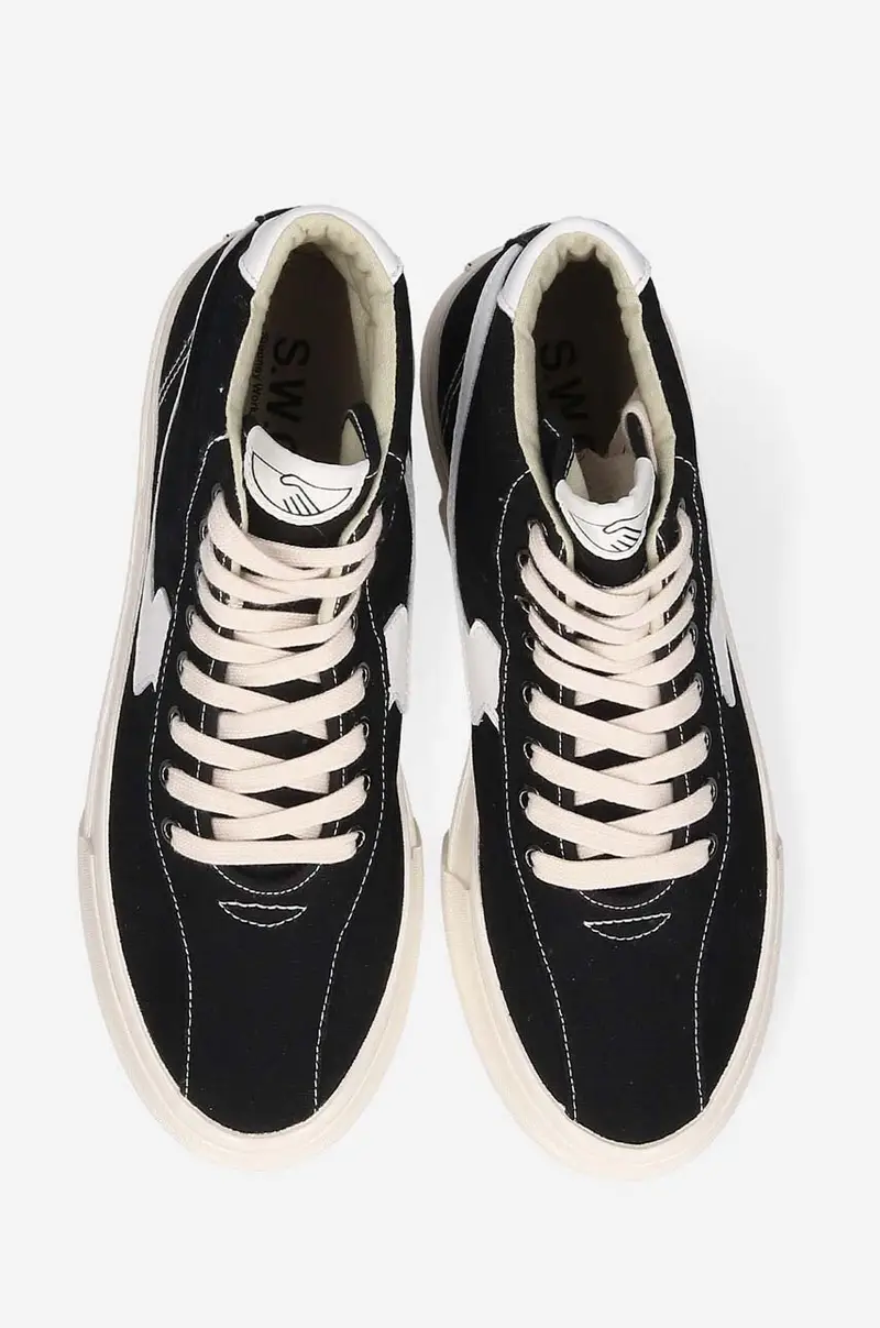 S W C sneakers Varden S-Strike Canvas Nero miniatura 4