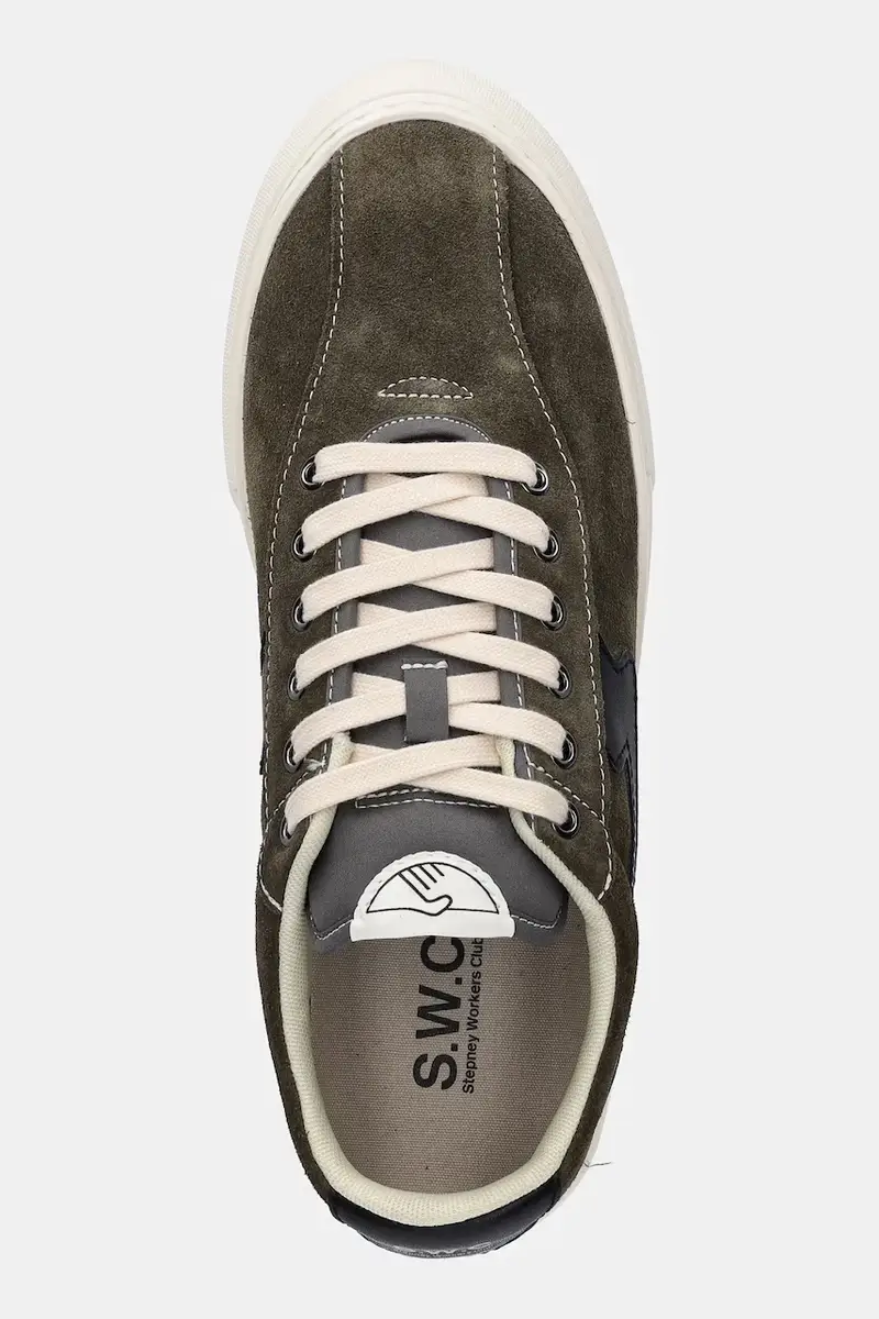 Stepney Workers Club Scarpe da ginnastica Verde 3277735 miniatura 4