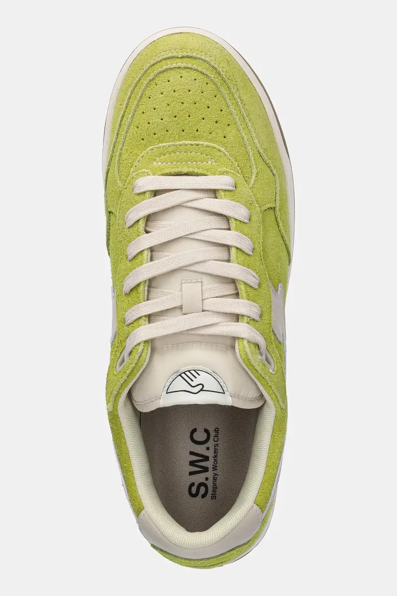 sneakers in camoscio Pro Cup 01 S-Strike Geo-Merged Verde miniatura 4