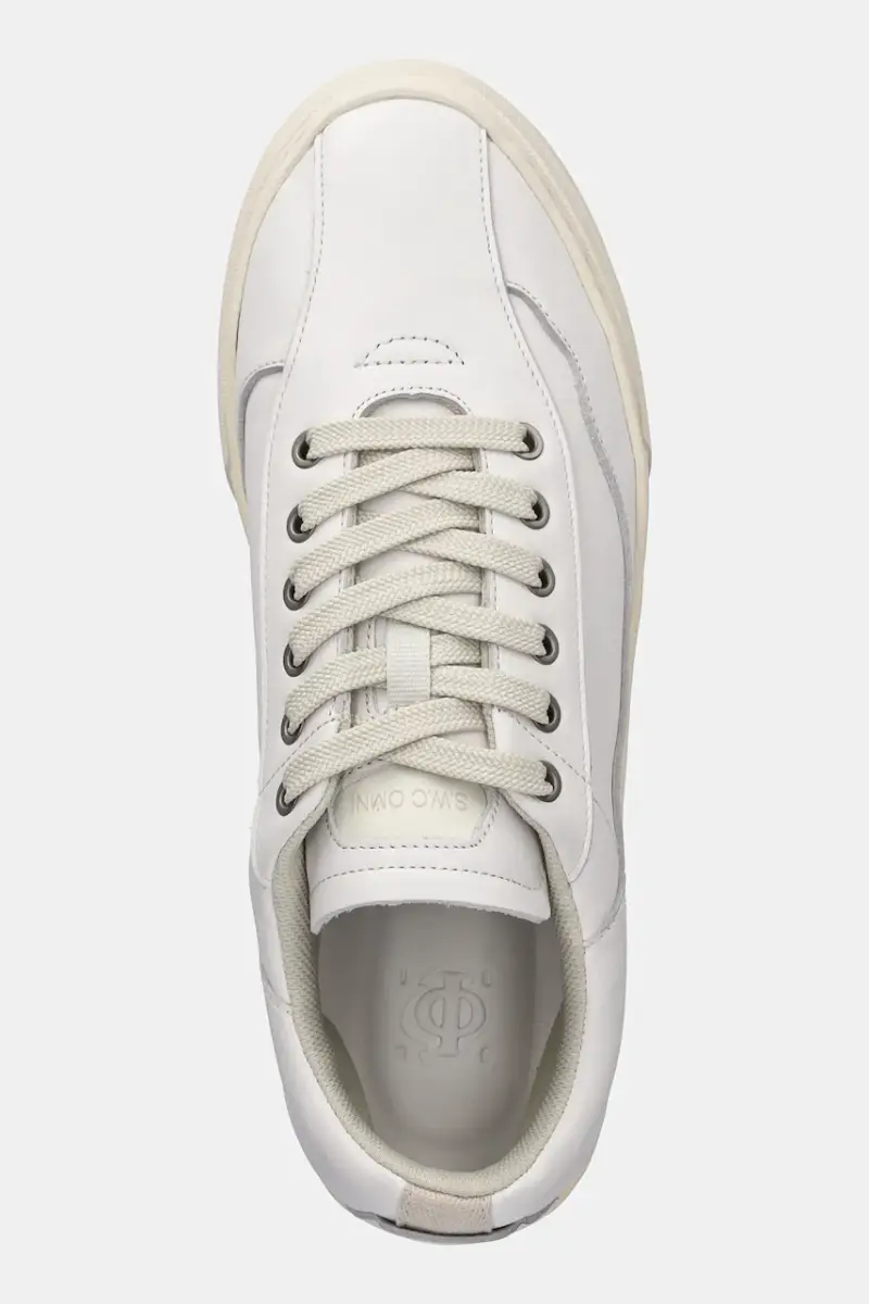 sneakers in pelle Omni Dellow Calf Leather colore bianco OM01500 miniatura 4