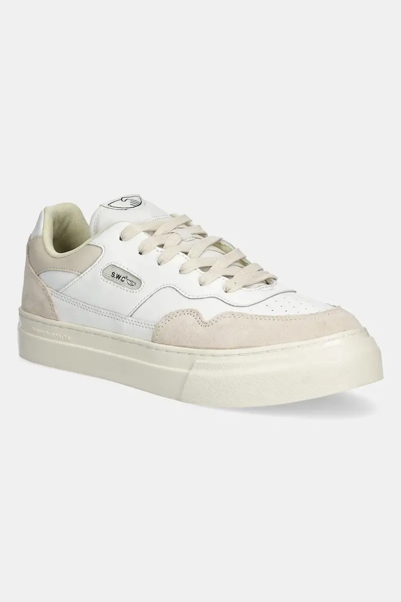 sneakers in pelle Pearl Leather uomo colore bianco YA20520