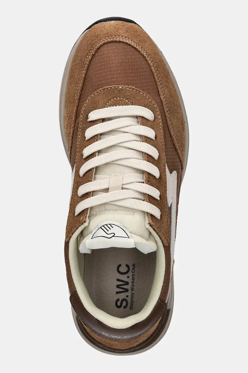 sneakers Osier S-Strike Suede Mix Marrone miniatura 4