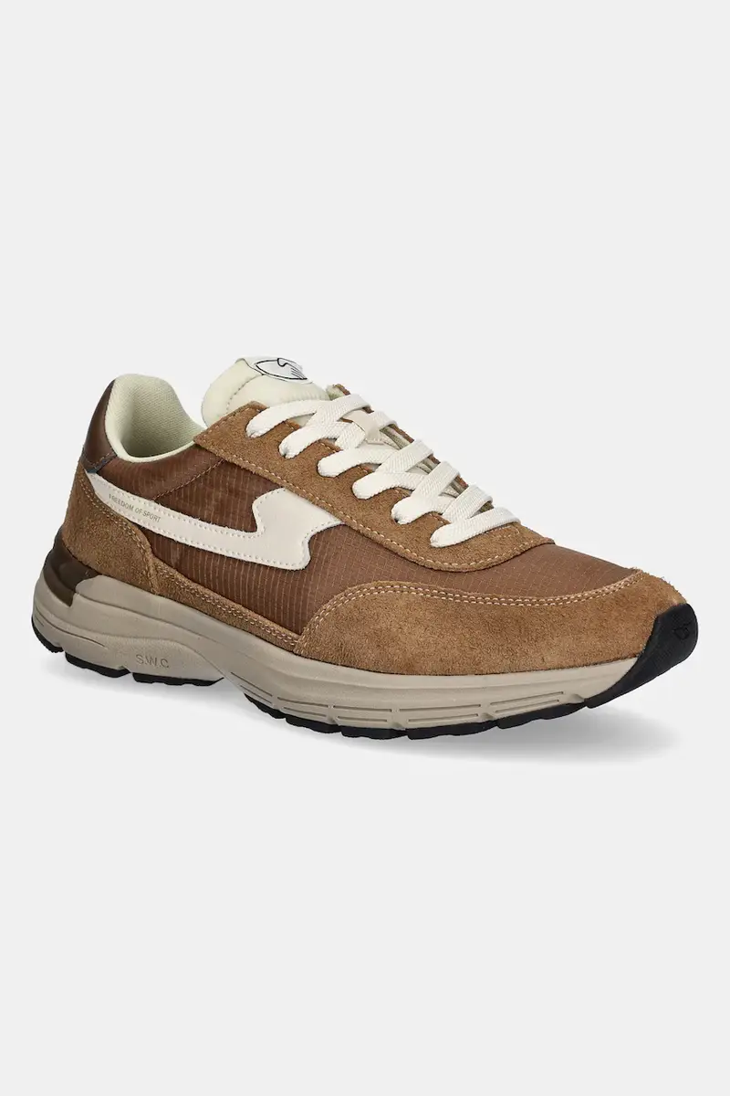 sneakers Osier S-Strike Suede Mix Marrone