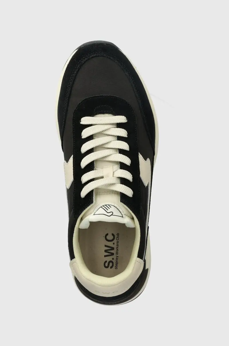 sneakers Osier S-Strike Suede Mix Nero miniatura 4