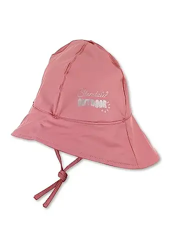 Sterntaler Cappello Antipioggia Tinta Unita Impermeabile, Colore: Rosa, 55 Bambini e Ragazzi