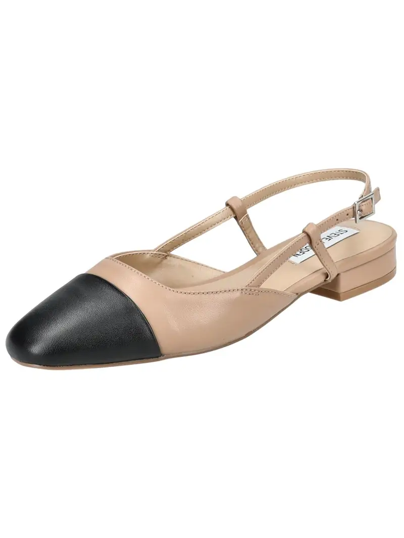 STEVE MADDEN Ballerina con cinturino 'BELINDA'  marrone / nero