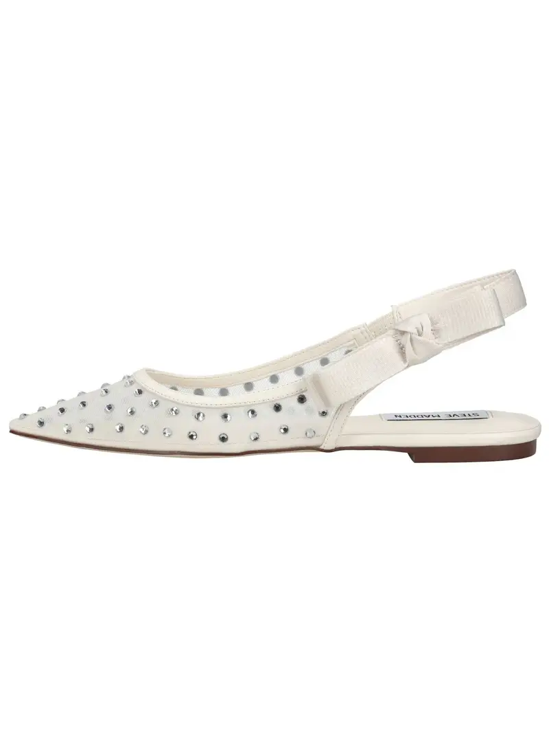 Ballerina con cinturino Olyvia-R beige chiaro / argento miniatura 2