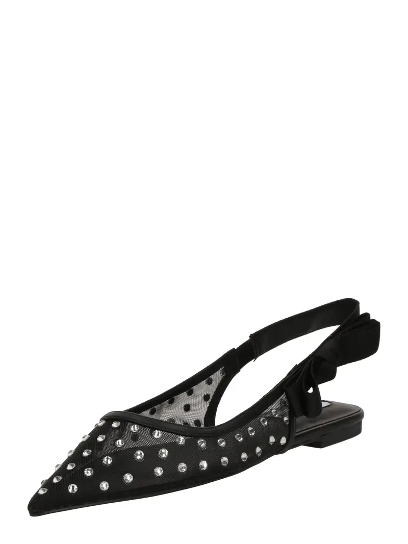 STEVE MADDEN Ballerina con cinturino 'Olyvia-R'  nero / argento