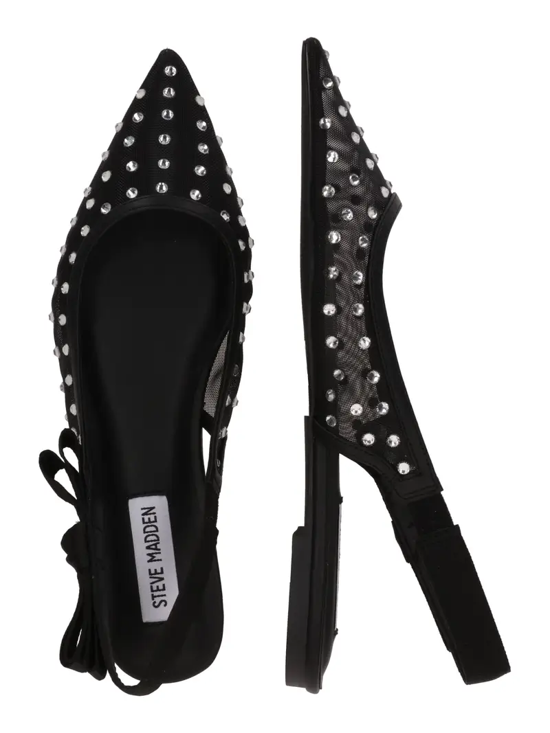 STEVE MADDEN Ballerina con cinturino 'Olyvia-R' nero / argento miniatura 2
