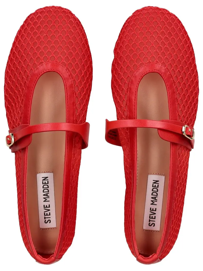 STEVE MADDEN Ballerina con cinturino rosso ciliegia miniatura 2