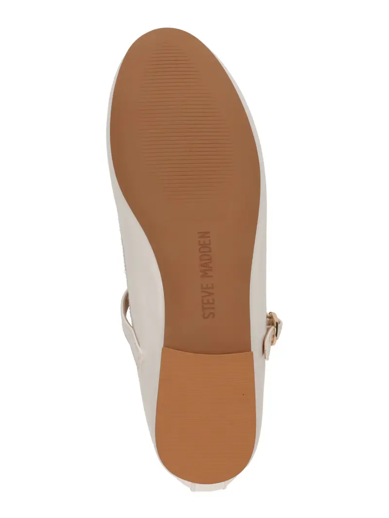 Ballerina con cinturino 'Volley' bianco naturale miniatura 2