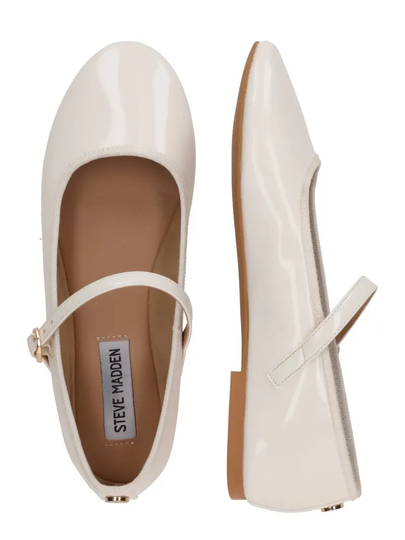 Ballerina con cinturino 'Volley' bianco naturale miniatura 3