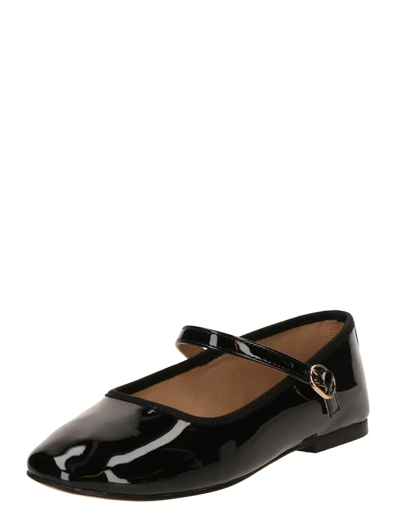 Ballerina con cinturino 'Volley' nero