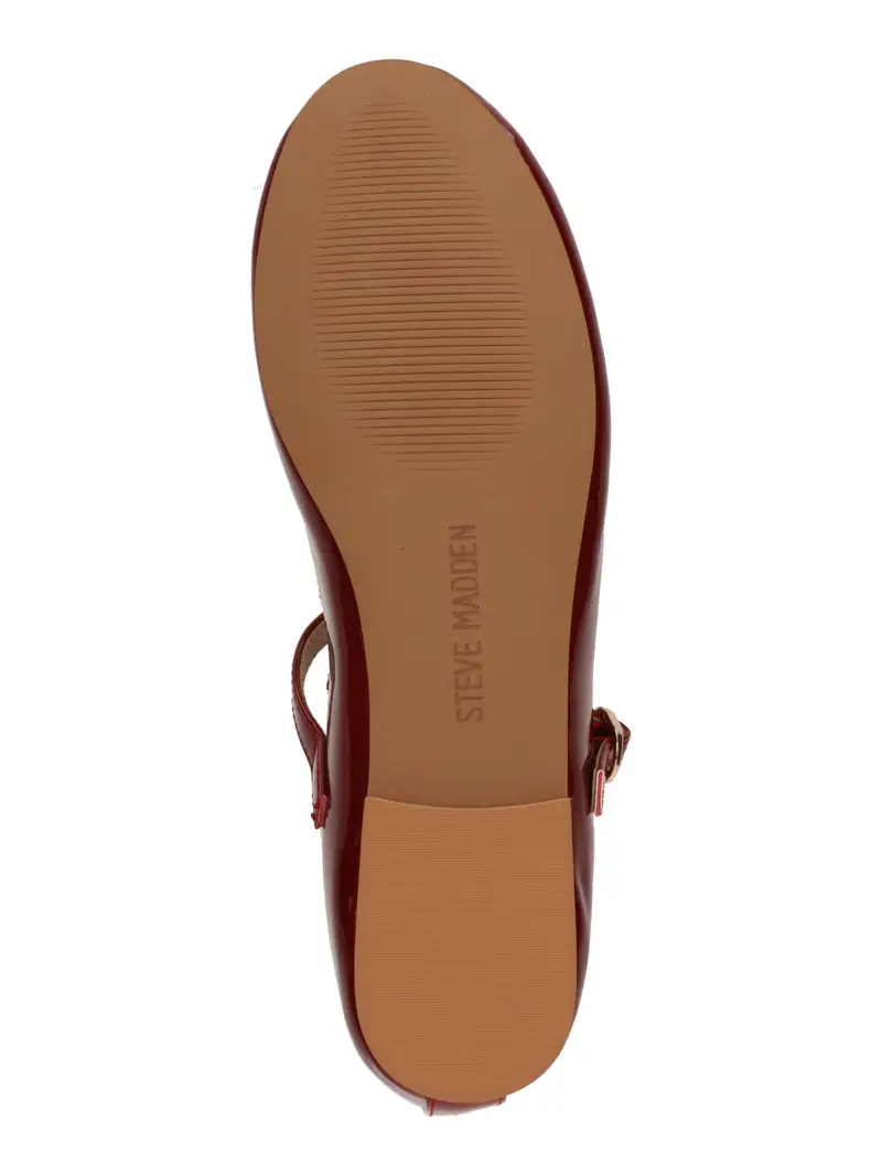 Ballerina con cinturino 'Volley' rosso sangue miniatura 2