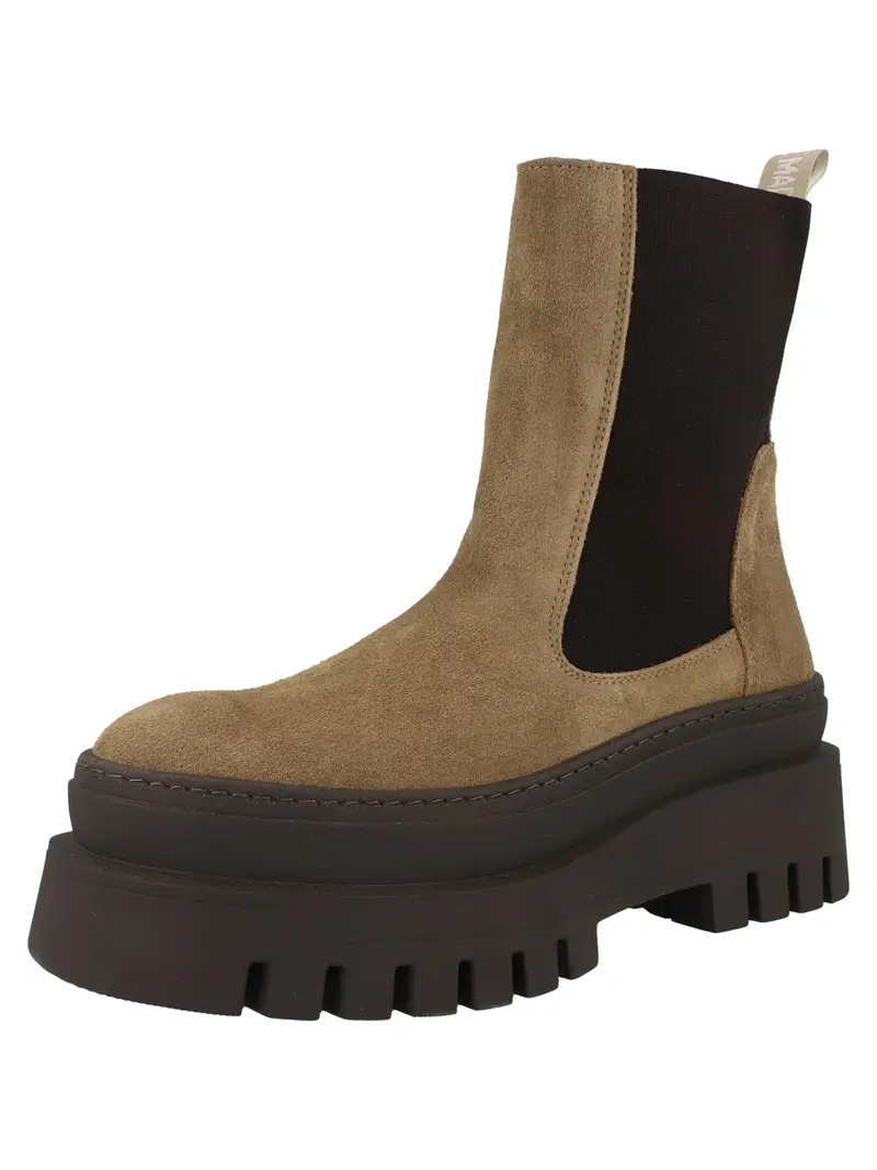 Boots chelsea Cassandra beige / nero