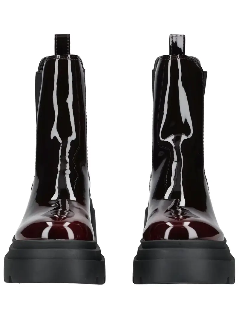 Boots chelsea rosso scuro miniatura 3