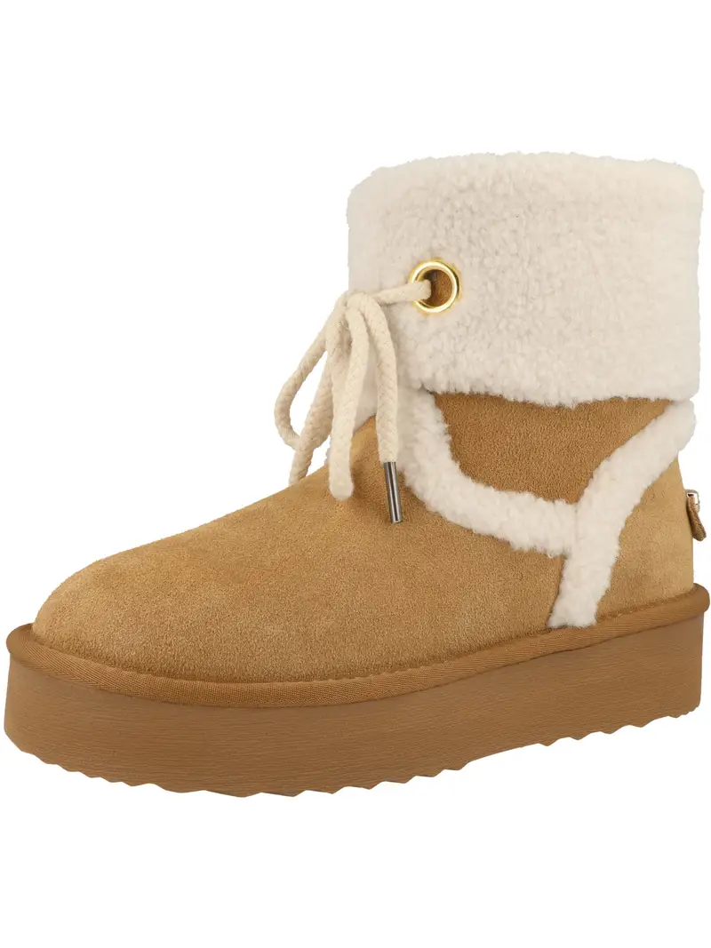 Boots 'Shadow' crema / beige scuro
