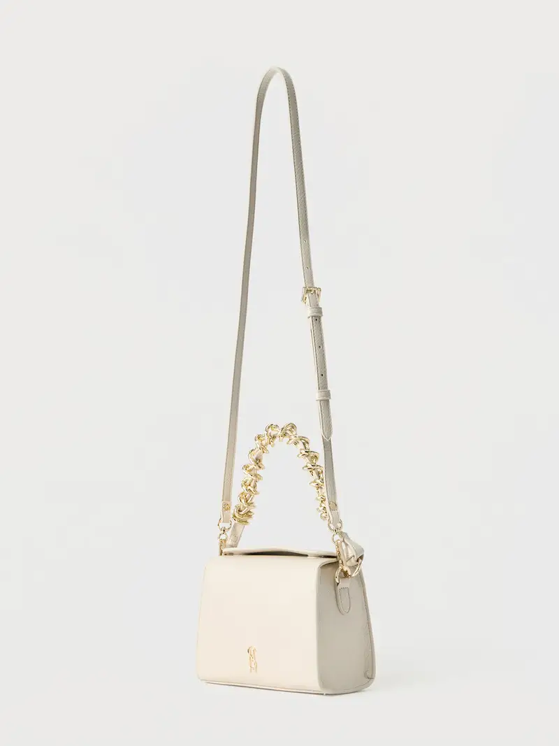 Borsa a mano Bsolace beige miniatura 2