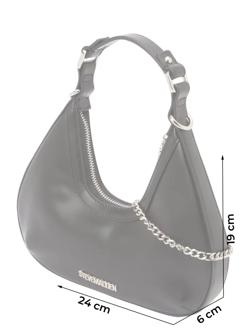 Borsa a spalla Blivia nero miniatura 2