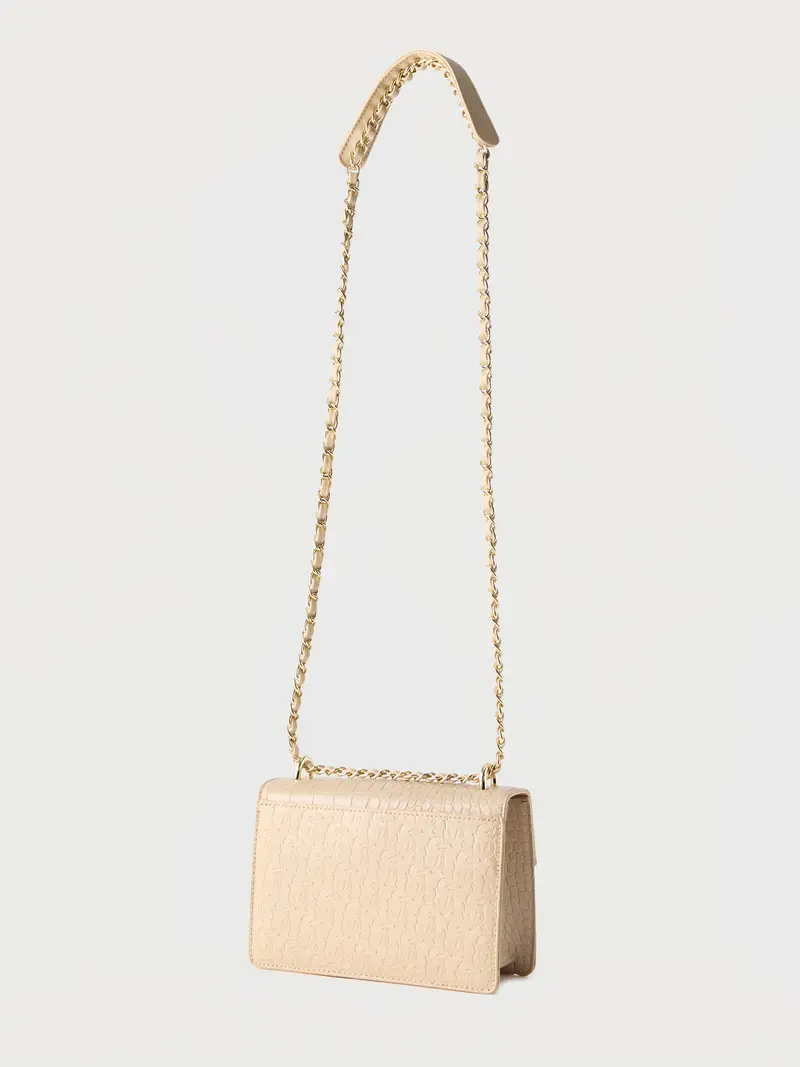 Borsa a tracolla Bkoen-6 camoscio / oro miniatura 2