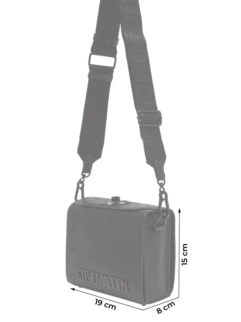 Borsa a tracolla BKROME-X nero miniatura 2