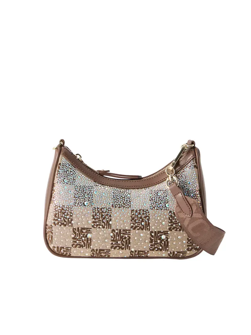 Borsa a tracolla Bvital-12 blu pastello / marrone / mocca