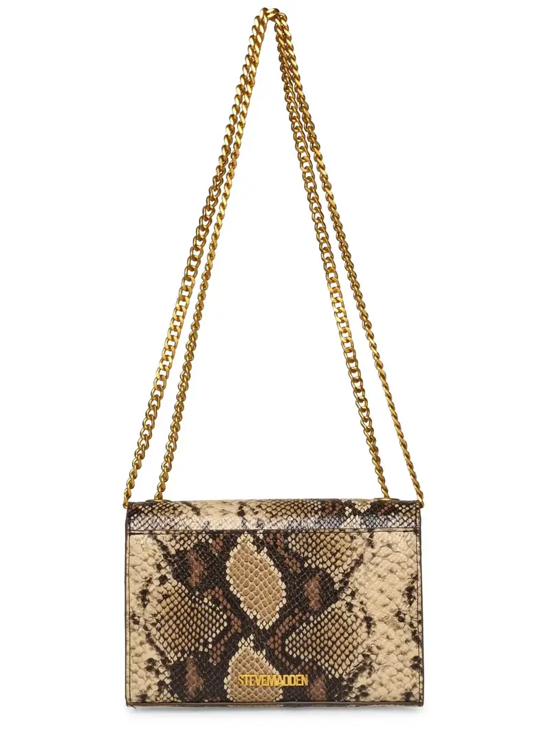 Borsa a tracolla marrone / marrone chiaro / marrone scuro miniatura 2