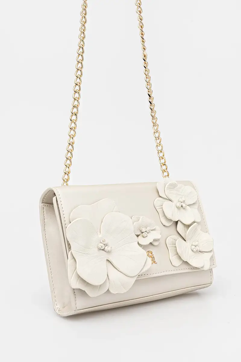 borsetta Bflorals colore beige SM13001668 miniatura 2