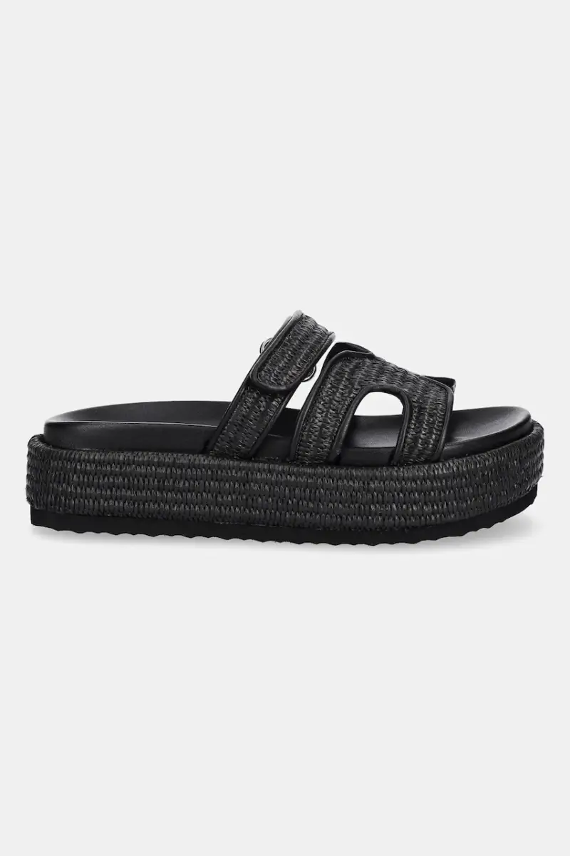 Steve Madden Ciabatte Slide Nero con Piattaforma miniatura 2