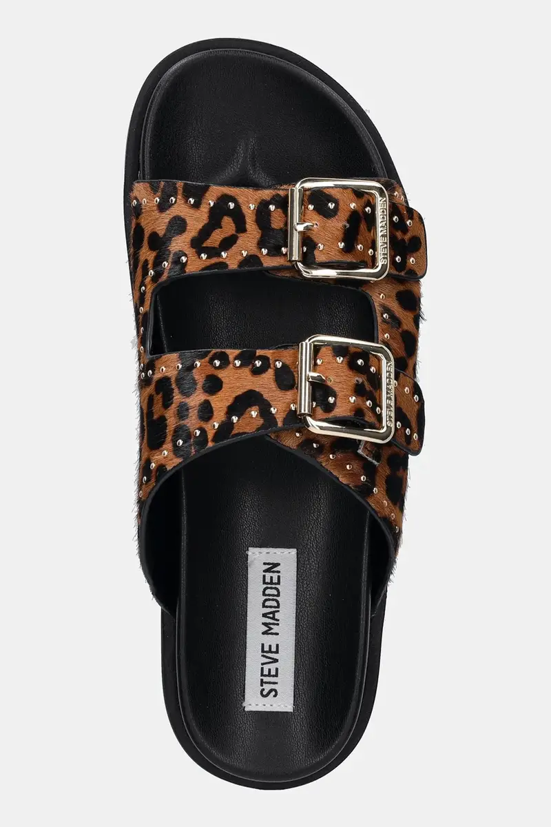 infradito in pelle Freelance-L donna colore marrone SM11003597 miniatura 4