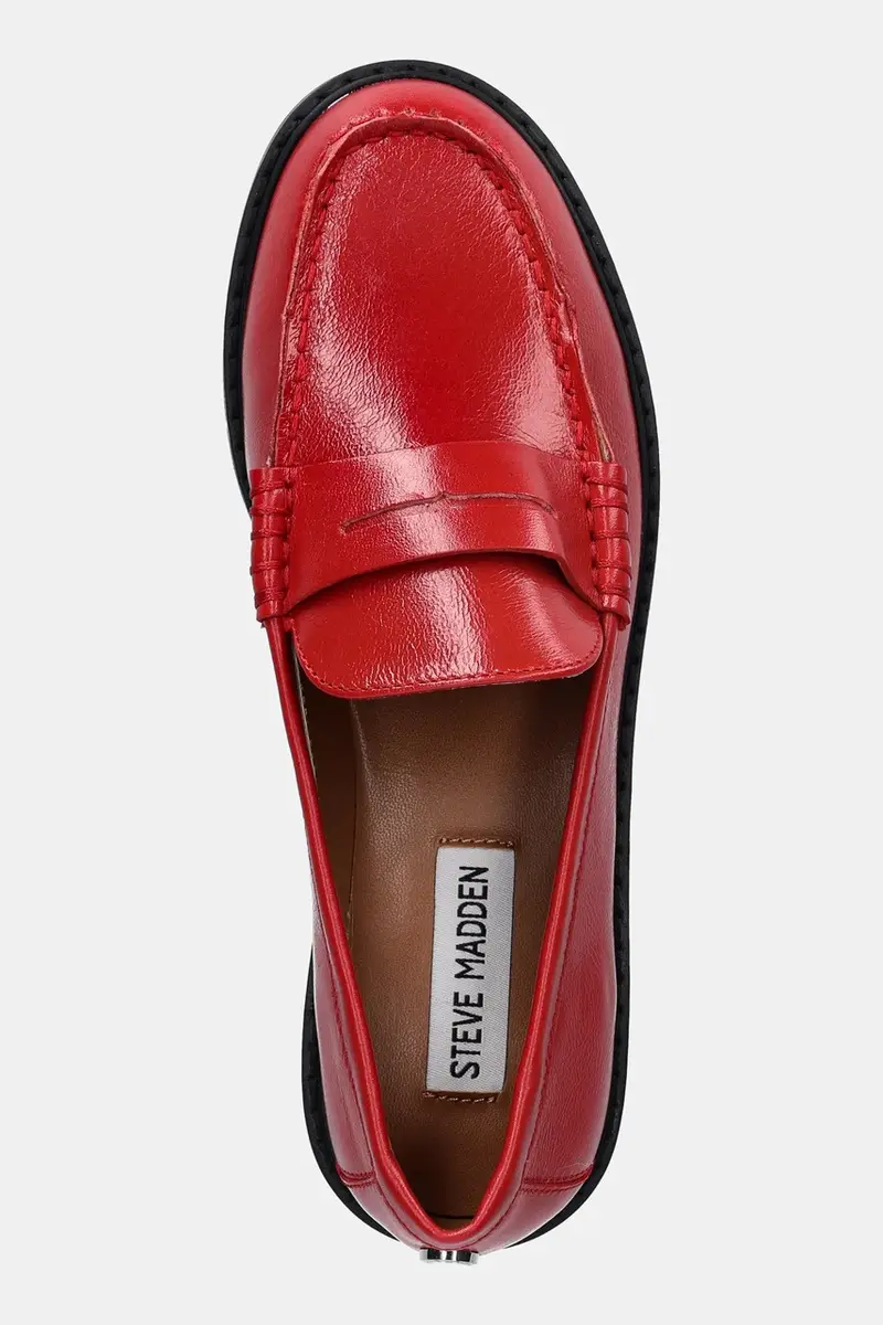 Steve Madden Mocassini Donna Rosso 3276479 miniatura 4