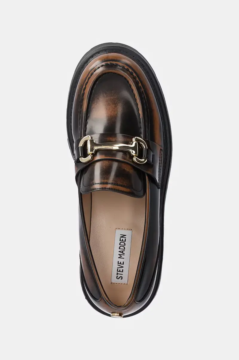 Steve Madden Mocassini Donna Marrone 3842662 miniatura 4