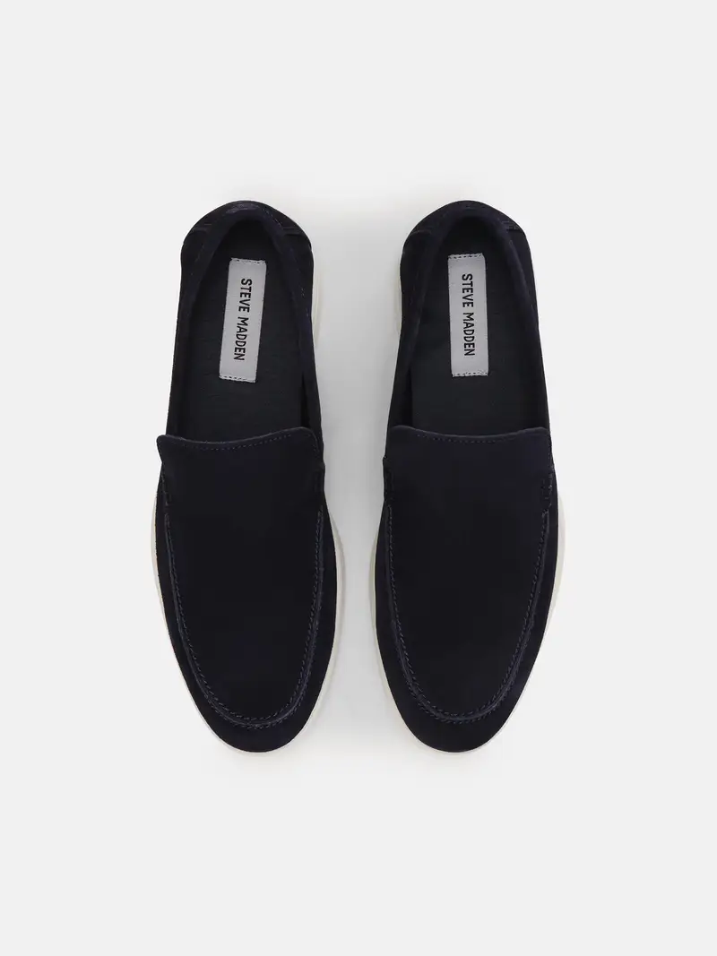 Mocassino Mayne blu scuro miniatura 3