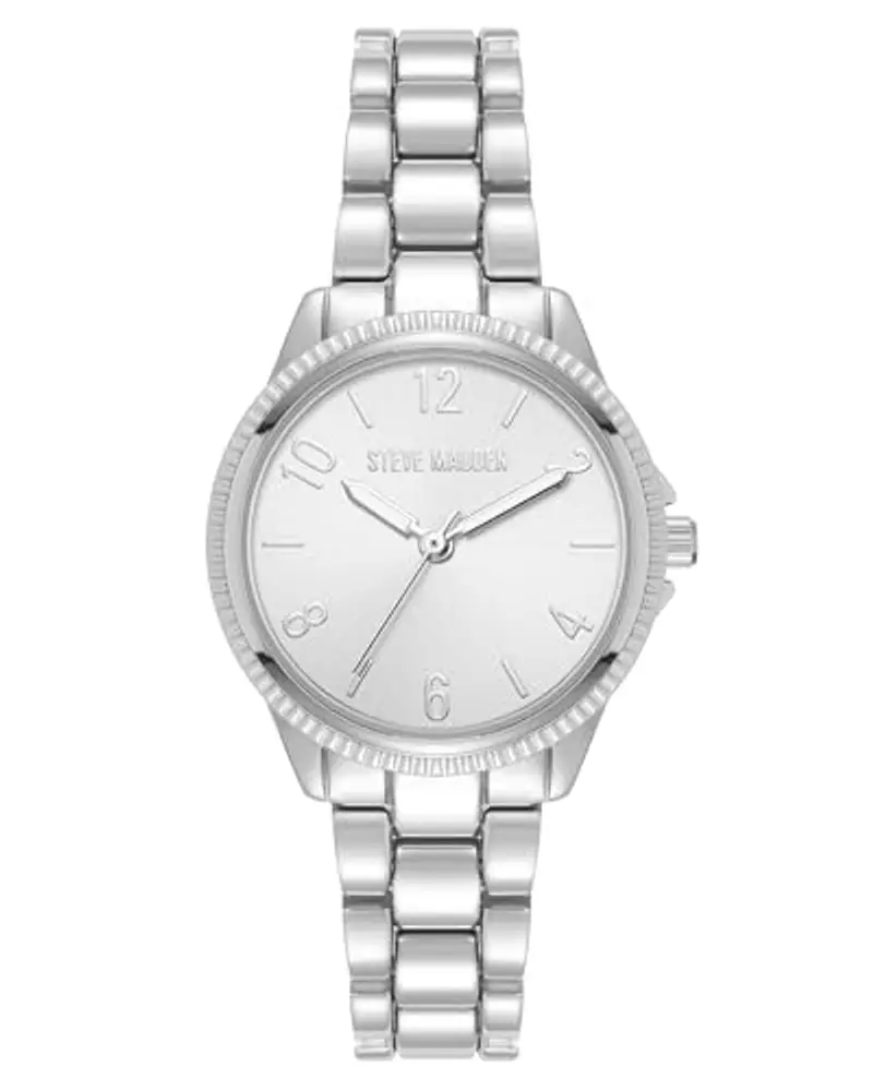 Steve Madden Orologio da donna, Argento