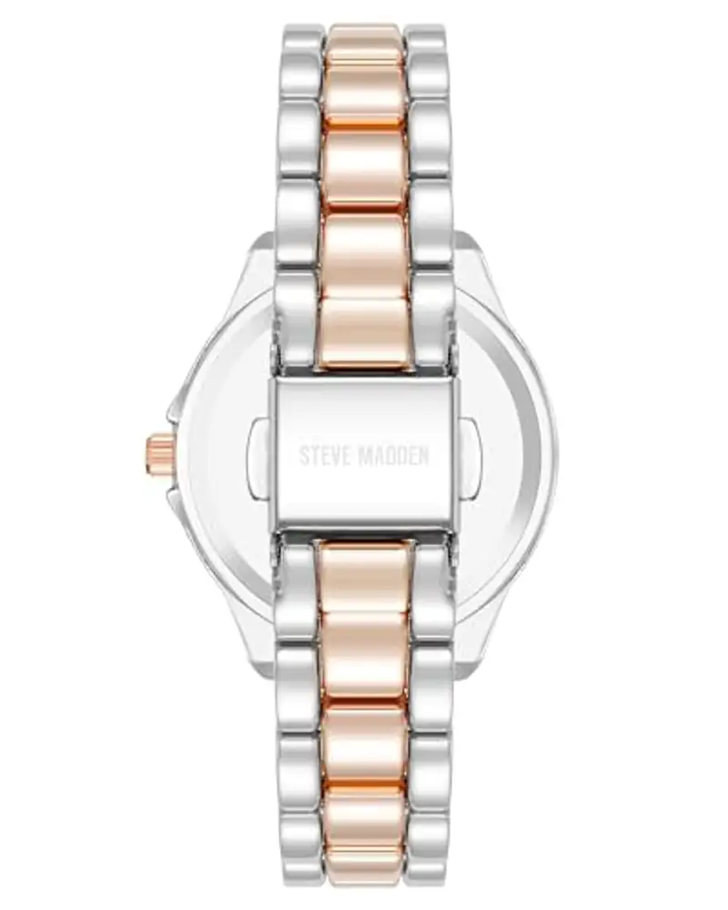Steve Madden Orologio da donna, Bianco/Bicolore miniatura 3