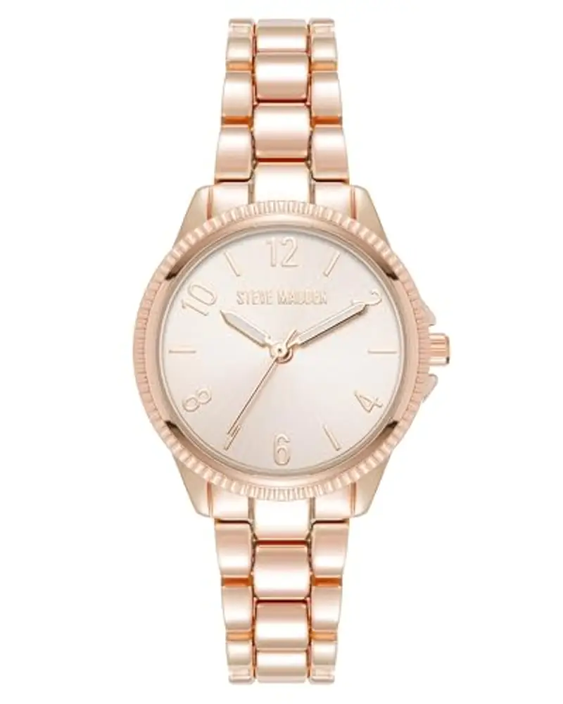 Steve Madden Orologio da donna, Oro rosa
