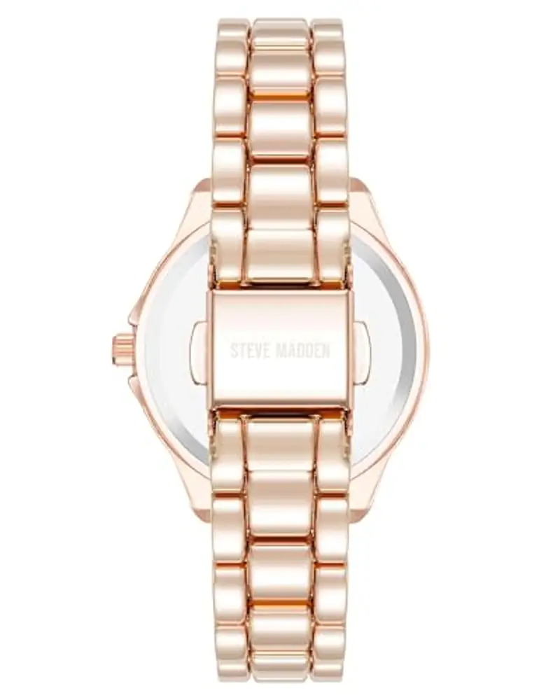Steve Madden Orologio da donna, Rosa shocking/Oro rosa miniatura 3