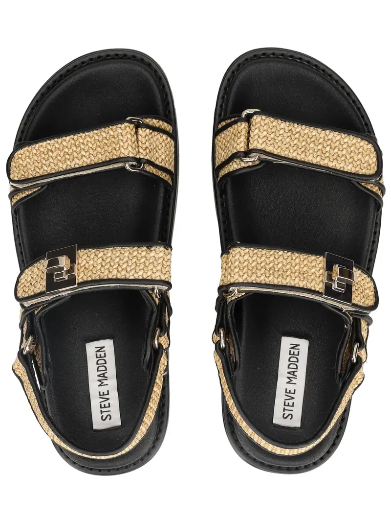 STEVE MADDEN Sandalo 'Bigmona' beige / nero miniatura 2