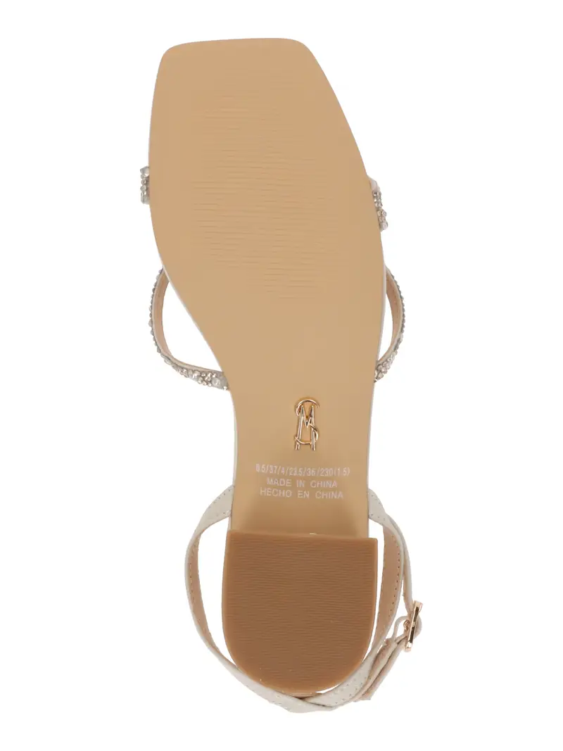 Sandalo con cinturino 'Gabby-P' stucco / trasparente / bianco miniatura 3