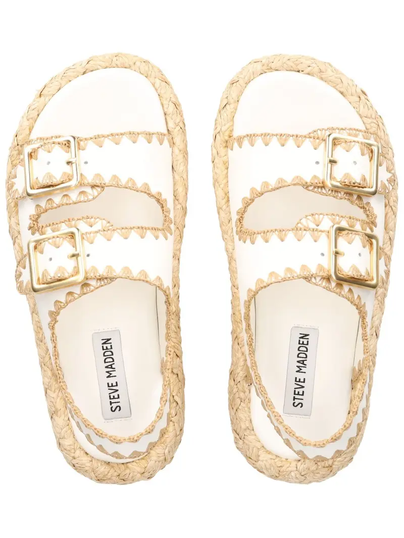 STEVE MADDEN Sandalo marrone / bianco miniatura 2