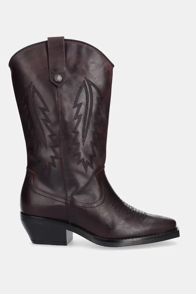 scarpe da cowboy Wallace donna colore granata 11003850 miniatura 2