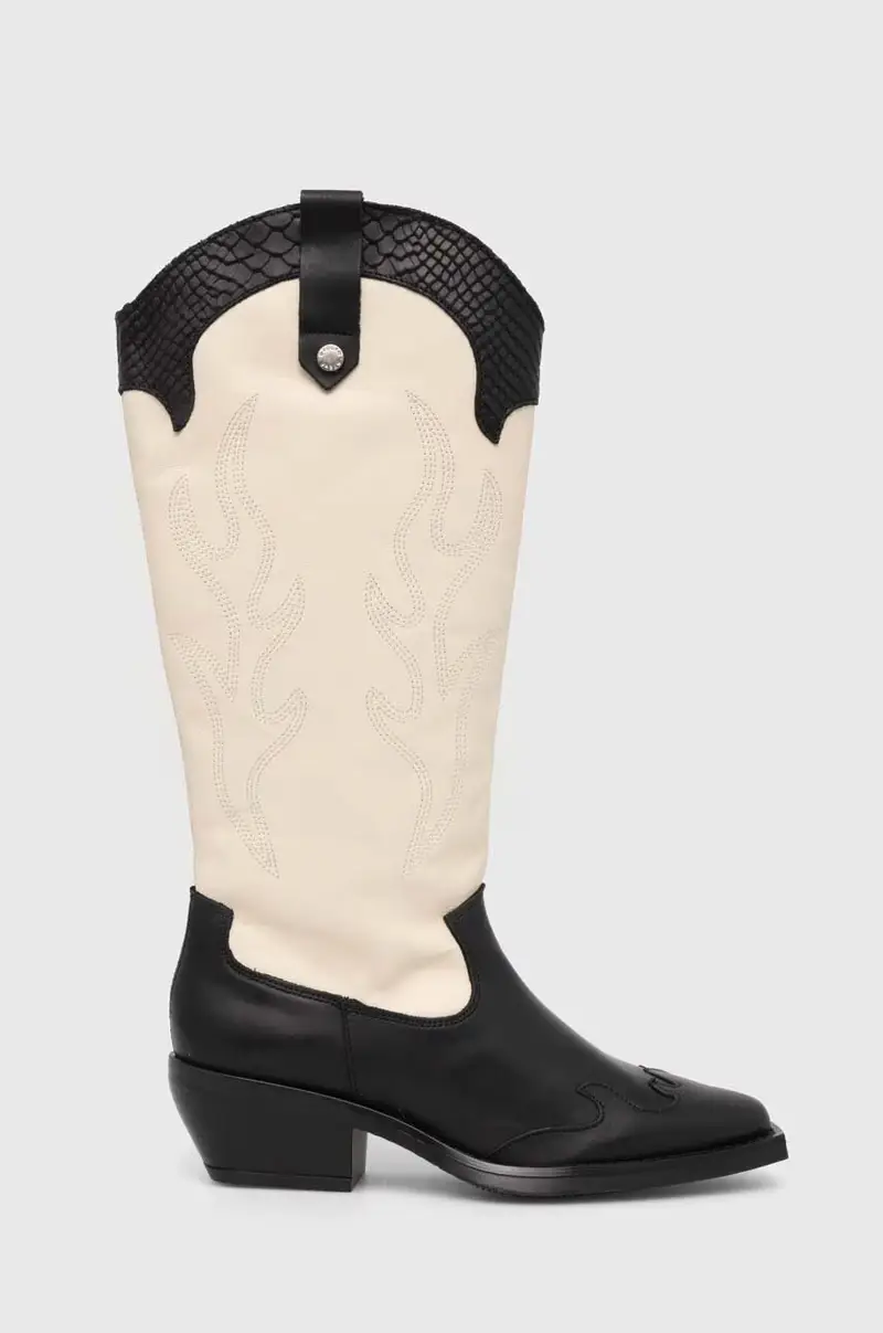 scarpe da cowboy Wenda donna colore nero SM11003097 miniatura 2