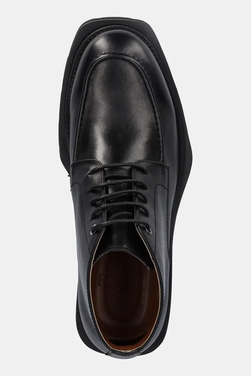 scarpe in pelle Honour uomo colore nero 12000856 miniatura 4